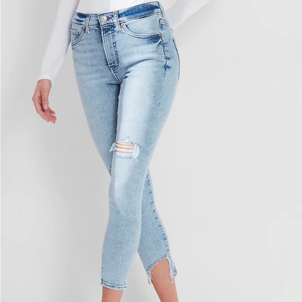 Express cropped jeans